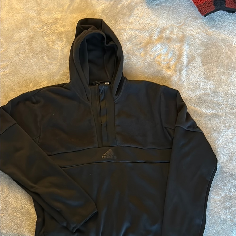 Adidas Charcoal Pullover Hoodie